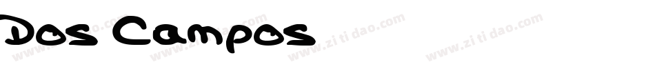 Dos Campos字体转换